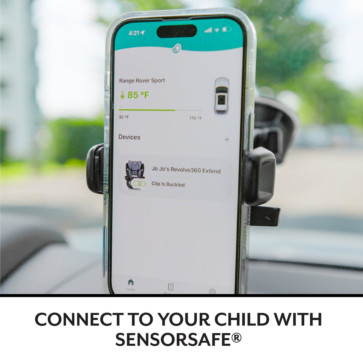 Evenflo GOLD Revolve360 Extend All-in-One Rotating Convertible Car Seat with SensorSafe - Moonstone