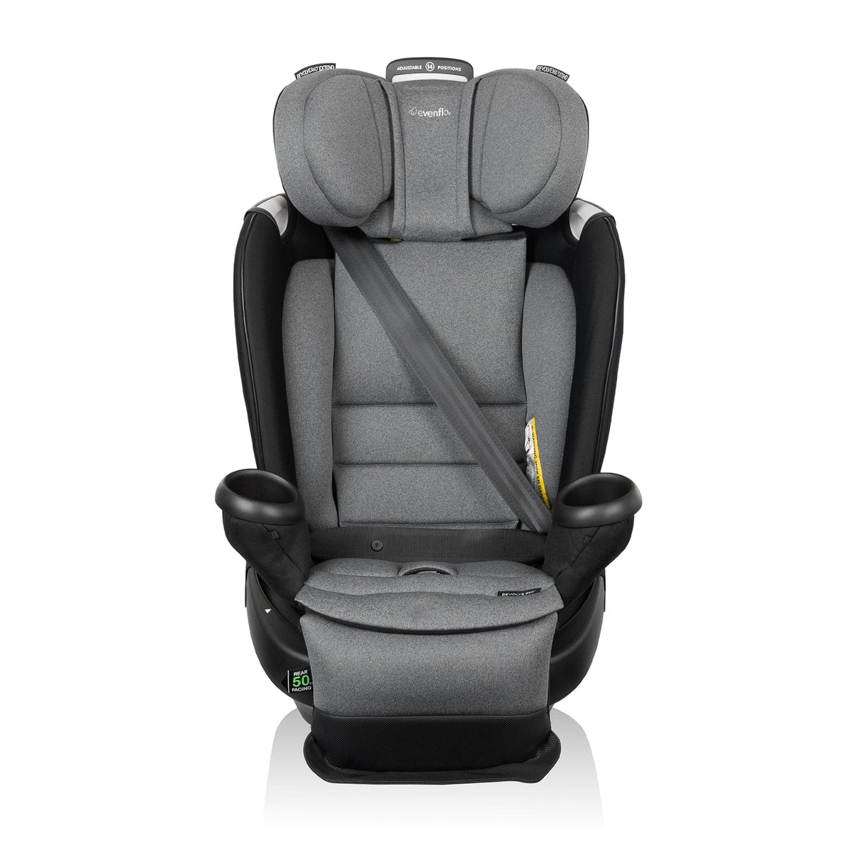 Evenflo GOLD Revolve360 Extend All-in-One Rotating Convertible Car Seat with SensorSafe - Moonstone