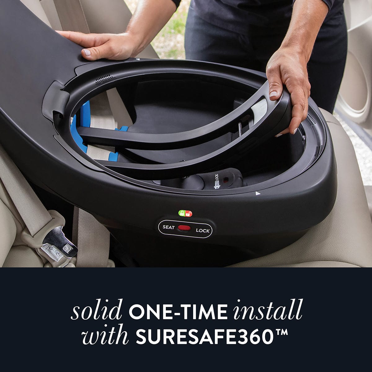 Evenflo GOLD SensorSafe Revolve360 Extend Rotating All-in-One Convertible Car Seat - Opal Pink