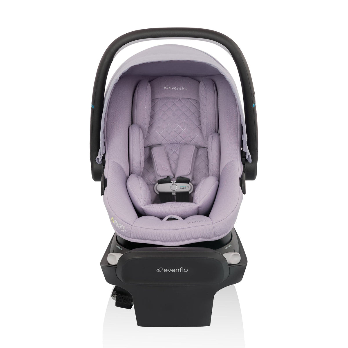 Evenflo Revolve180 LiteMax NXT Rotating Infant Car Seat with SensorySoothe - Agate Purple