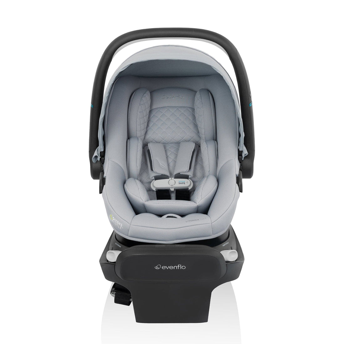 Evenflo Revolve180 LiteMax NXT Rotating Infant Car Seat with SensorySoothe - Quartz