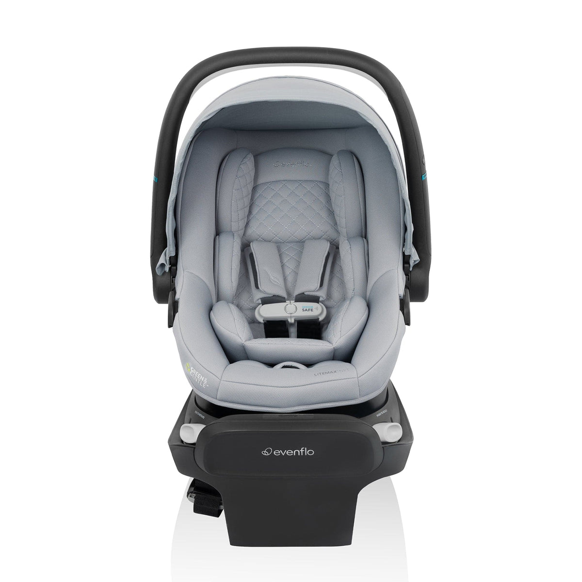 Evenflo Revolve180 LiteMax NXT Rotating Infant Car Seat with SensorySoothe - Quartz