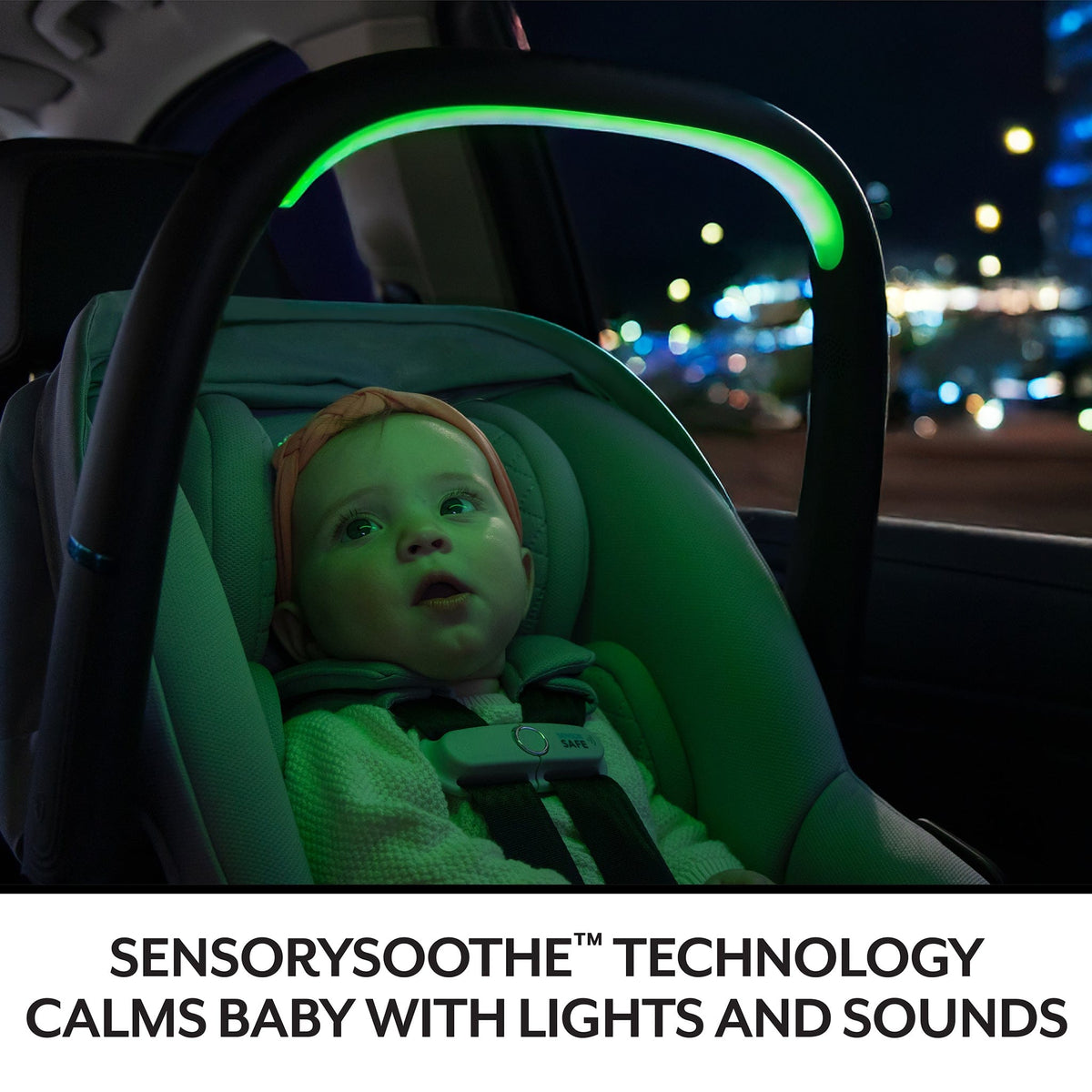 Evenflo Revolve180 LiteMax NXT Rotating Infant Car Seat with SensorySoothe - Quartz