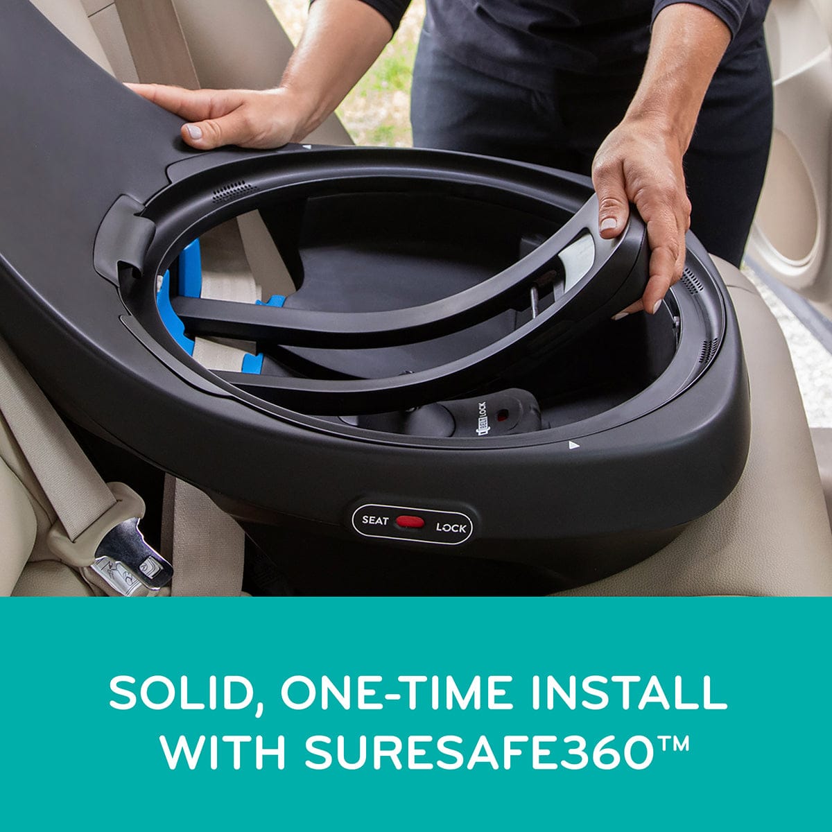 Evenflo Revolve360 Extend Rotating All-in-One Convertible Car Seat With Quick Clean Cover - Revere Gray
