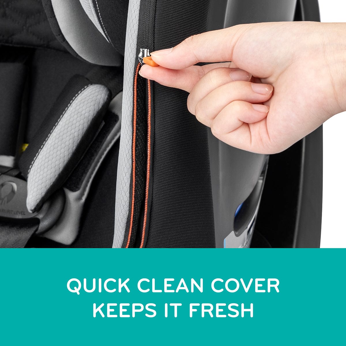 Evenflo Revolve360 Slim 2-in-1 Rotating Convertible Car Seat with Quick Clean Cover - Sutton Purple