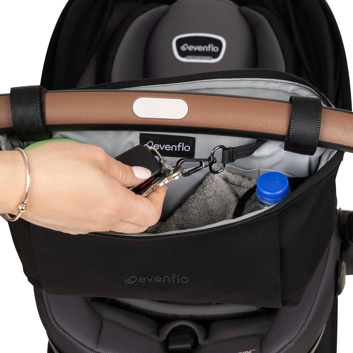 Evenflo Shyft DualRide Stroller Organizer Crossbody Bag