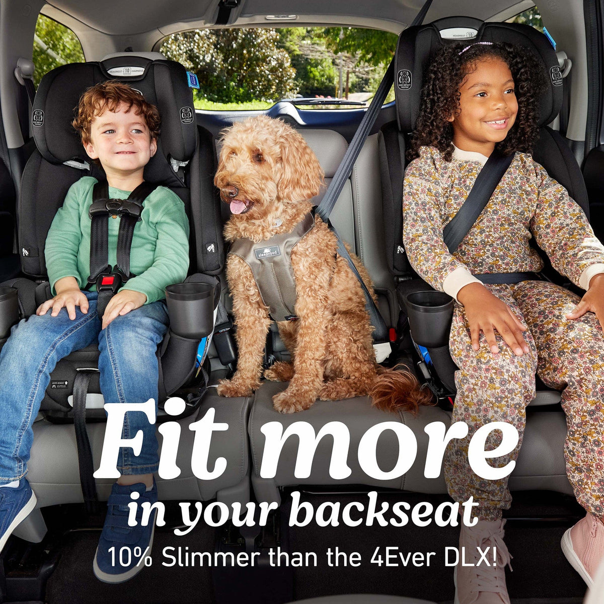 Graco 4Ever DLX Slim 4-in-1 Convertible Car Seat - Thompson