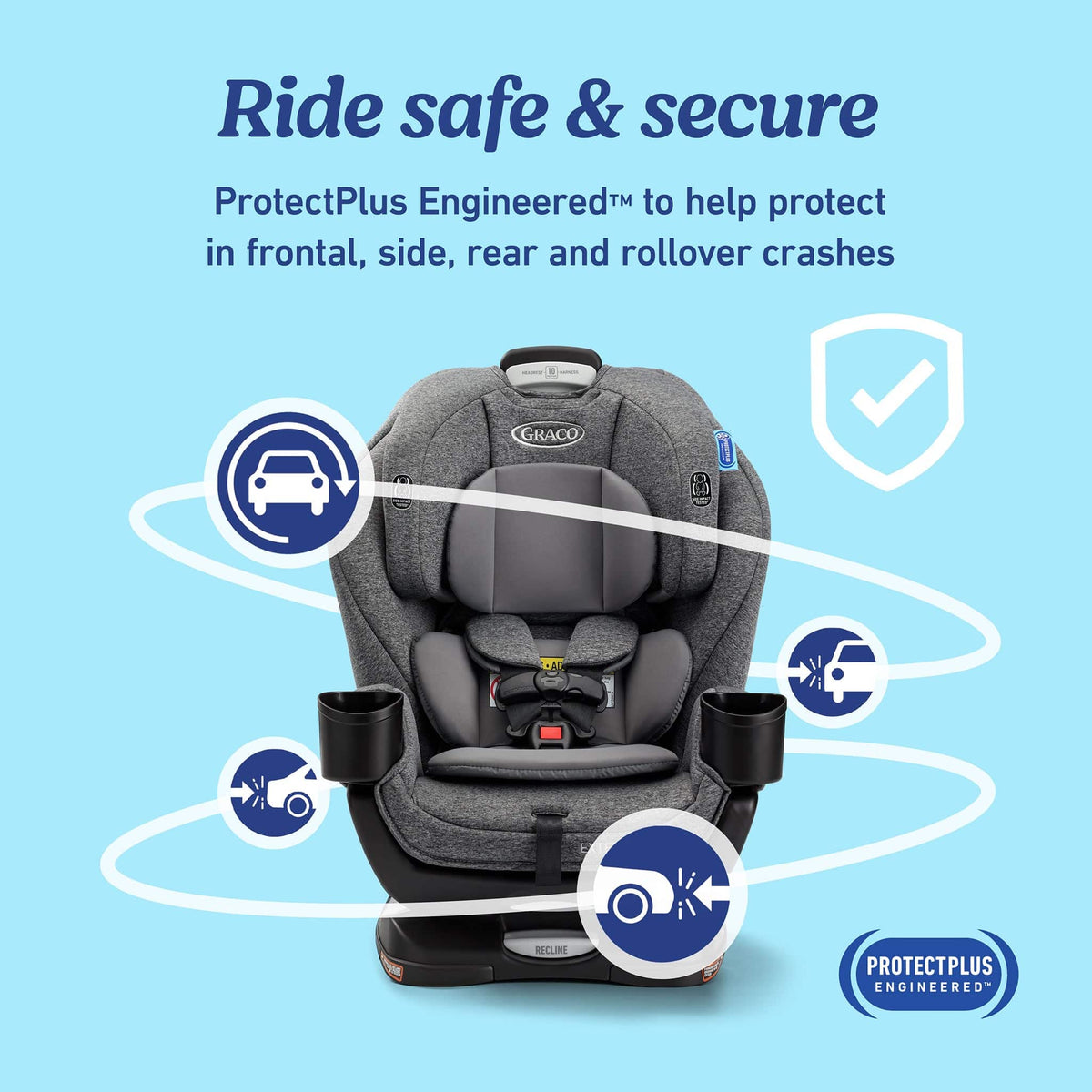 Graco Extend2Fit 3-in-1 Convertible Car Seat - Cullen