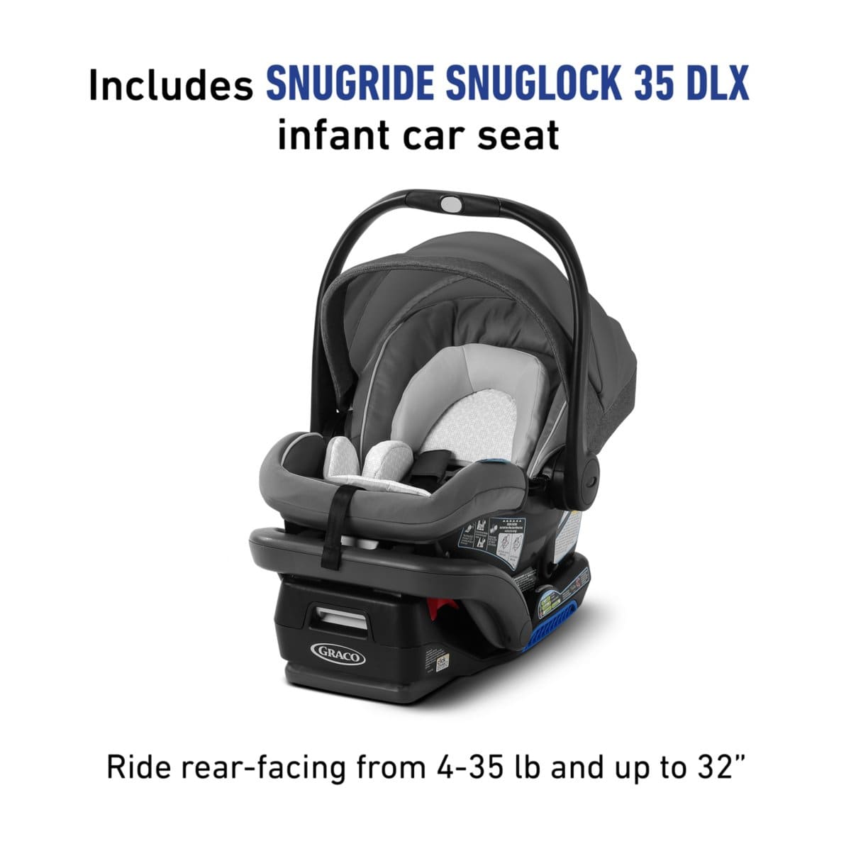 Graco Modes 3 Lite Platinum Stroller & Car Seat Travel System - Wit