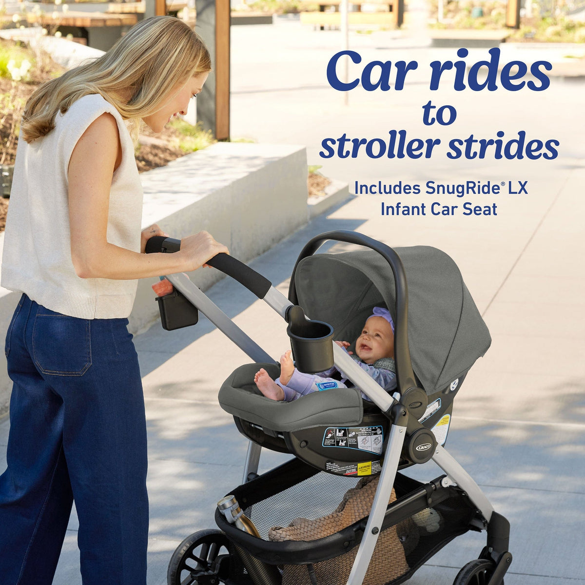 Graco Modes Pramette 3-in-1 Stroller & Car Seat Travel System - Ellington