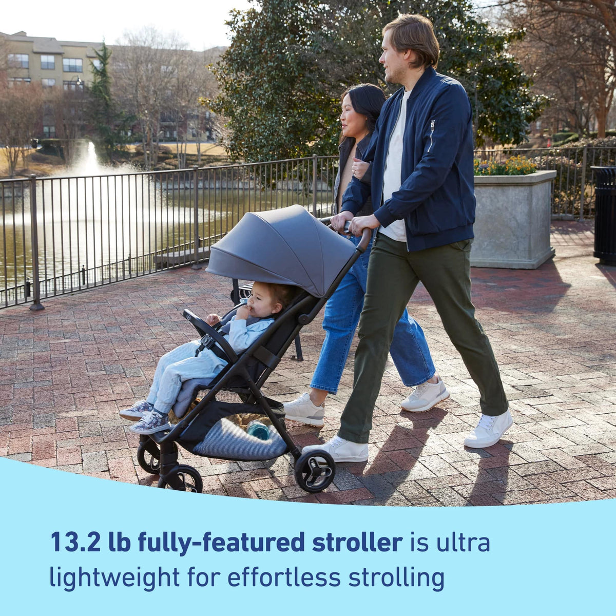 Graco Ready2Jet Lightweight Compact Stroller - Lilac Mod