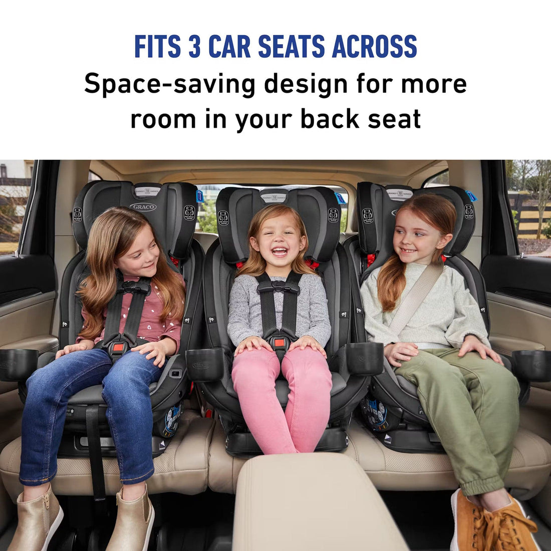 Graco SlimFit3 LX 3-in-1 Convertible Car Seat - Kunningham