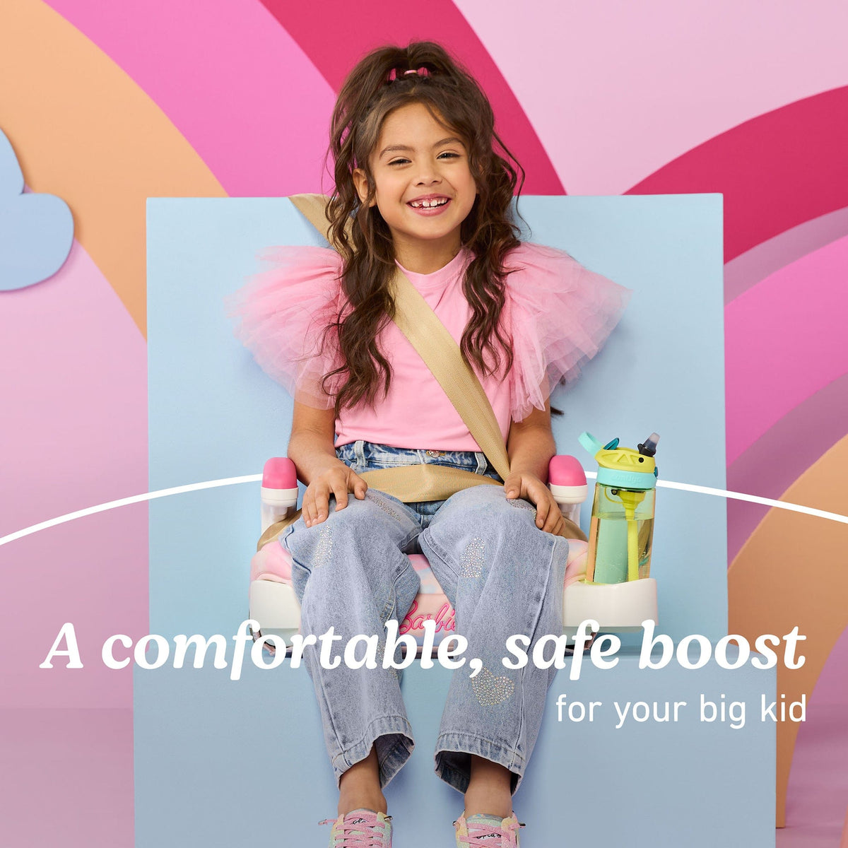 Graco TurboBooster 2.0 Backless Booster Car Seat - Barbie Painterly