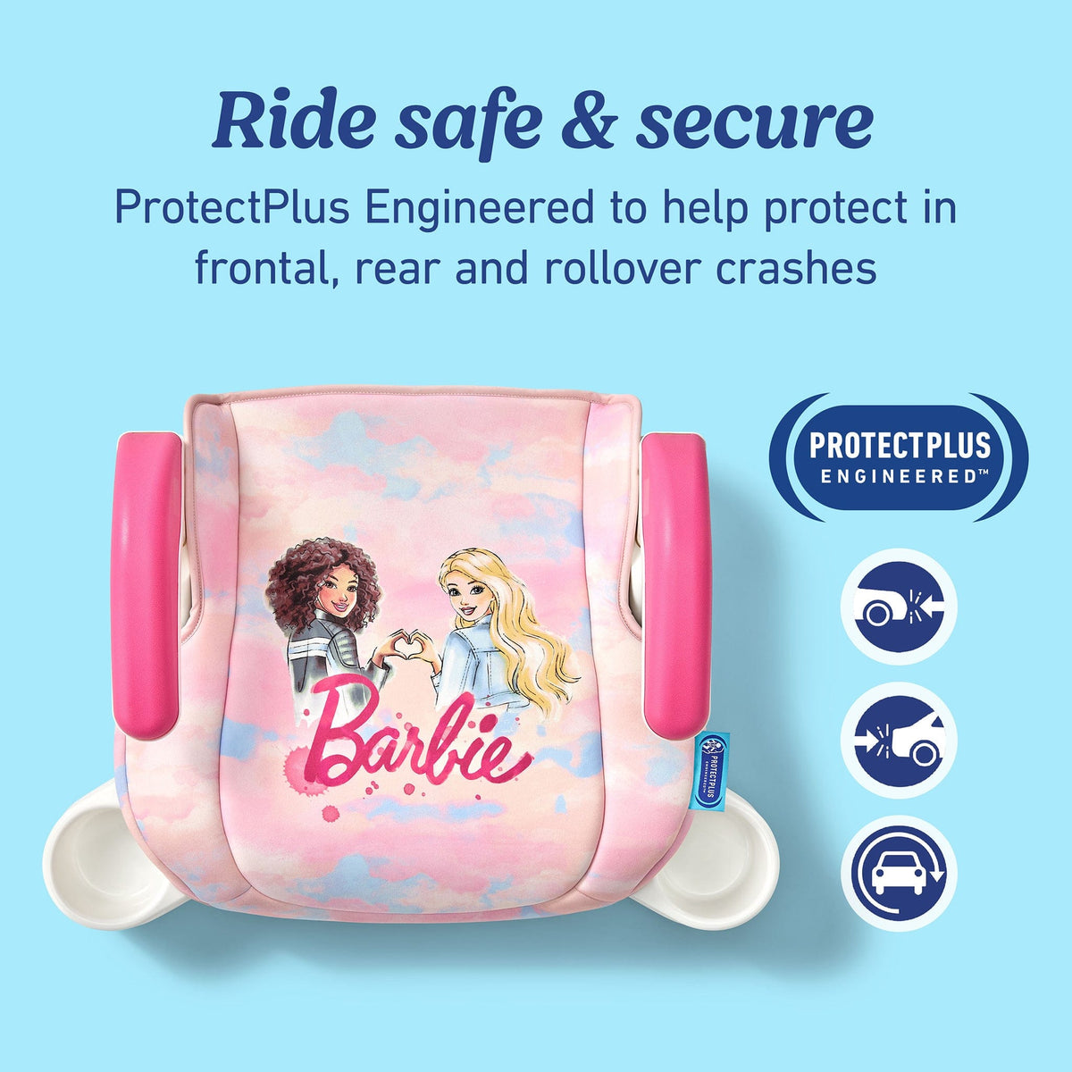 Graco TurboBooster 2.0 Backless Booster Car Seat - Barbie Painterly
