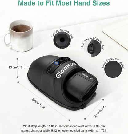 Hand Massager with Heat + Compression Arthritis Carpal Tunnel