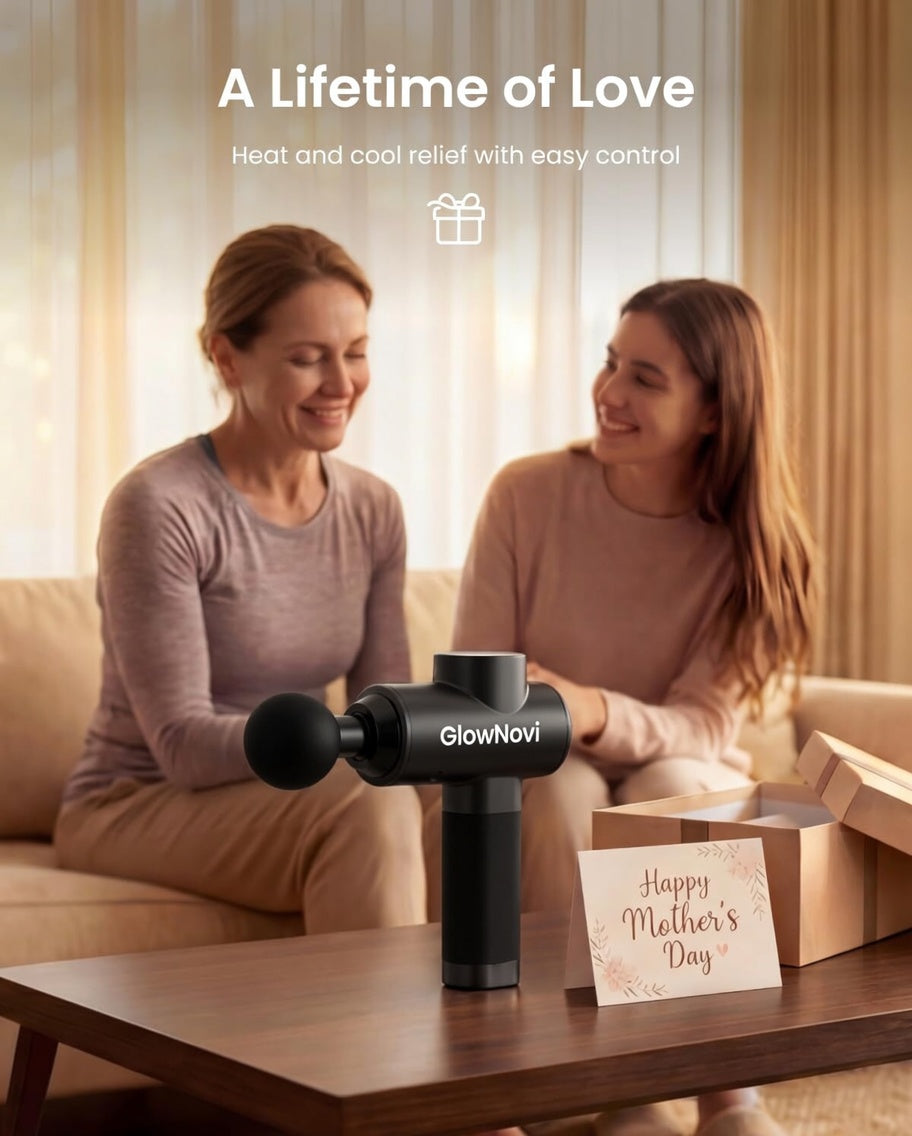 Mini Massage Gun 4-Attachment USB-C Portable Women