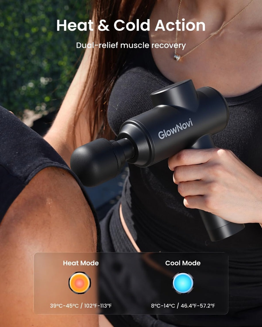 Mini Massage Gun 4-Attachment USB-C Portable Women