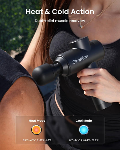 Mini Massage Gun 4-Attachment USB-C Portable Women