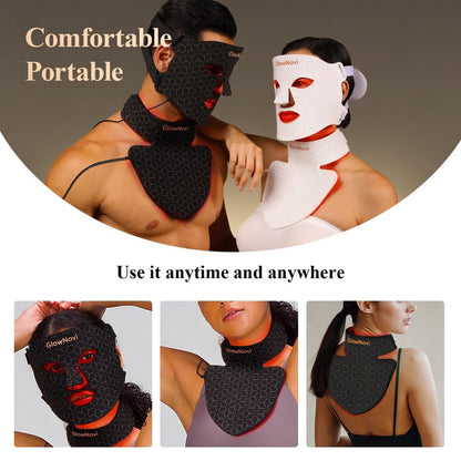 Red Light Therapy Mask Face + Neck LED Women