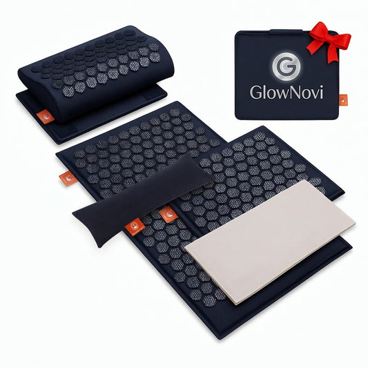 Acupressure Mat + Pillow Set Back Neck Pain Relief Women