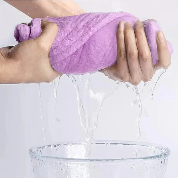 Microfiber Hair Towel Wrap for Women – 3 Pack