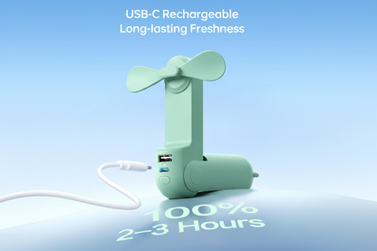 3-in-1 USB Rechargeable Handheld Mini Fan