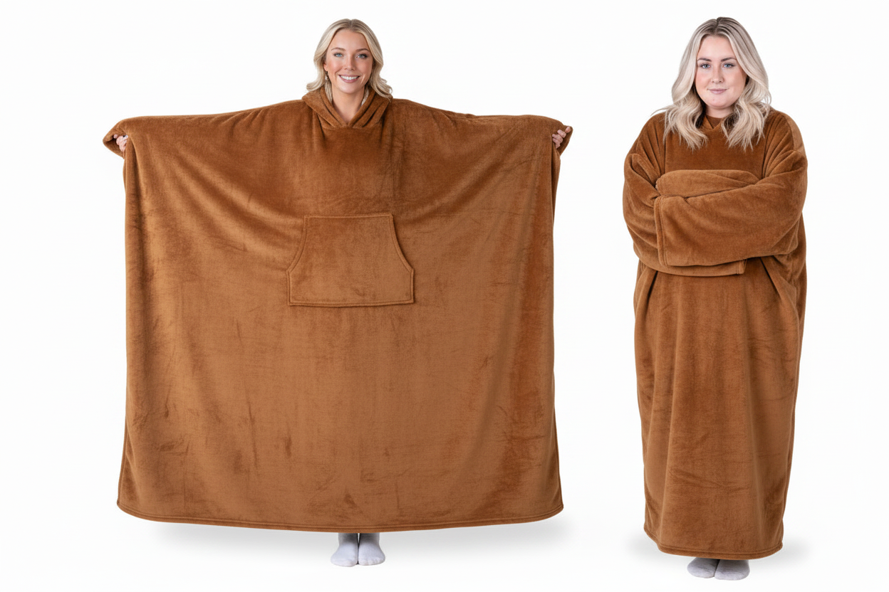 Wearable Blanket Hoodie for Women & Men