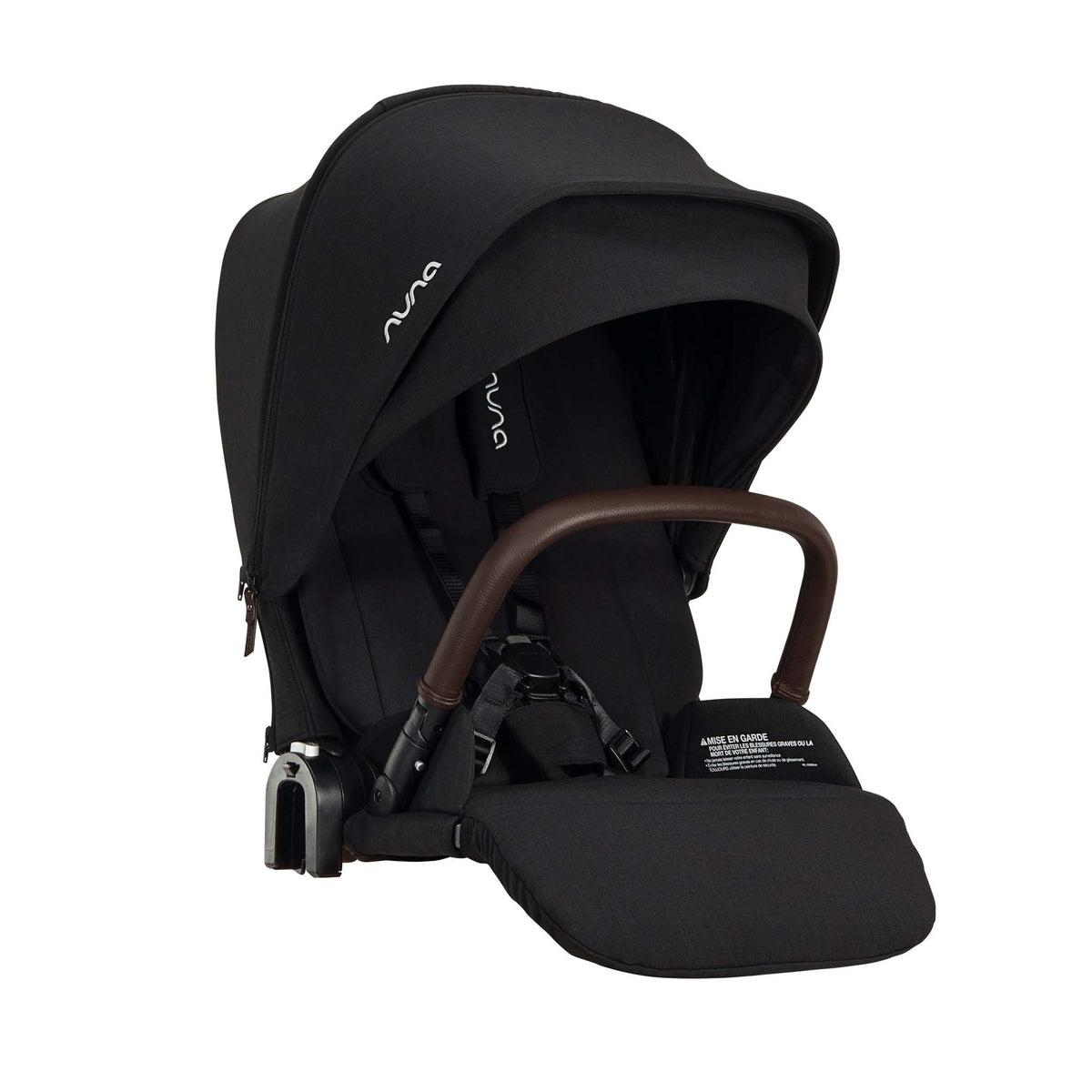 Nuna Flex Stroller + PIPA urbn Baseless Infant Car Seat Travel System Bundle - Caviar