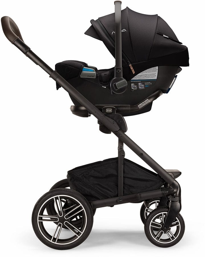 Nuna MIXX next with Magnetic Buckle + PIPA aire RX Stroller & Car Seat Travel System Bundle - Biscotti / Biscotti
