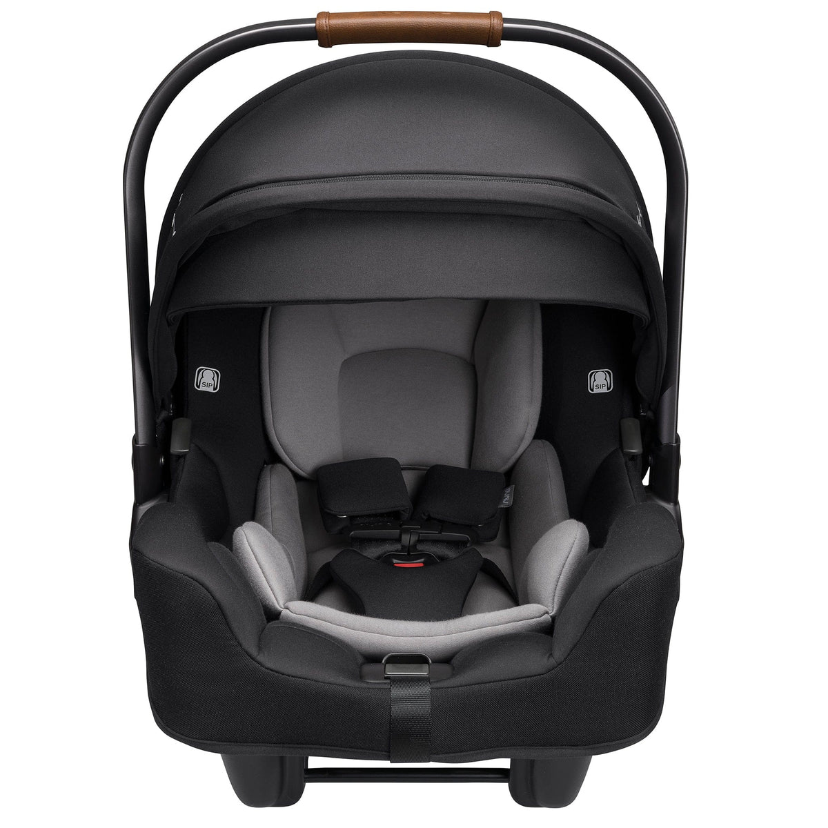 Nuna PIPA RX Infant Car Seat + RELX Base with Load Leg - Caviar / Cognac