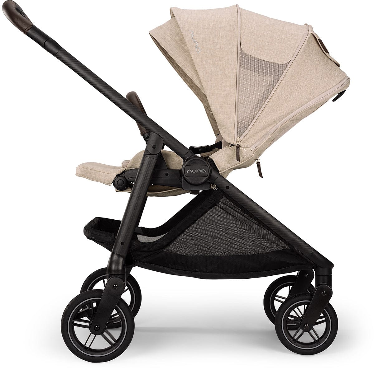 Nuna SWIV + PIPA aire RX Stroller & Car Seat Travel System Bundle - Biscotti