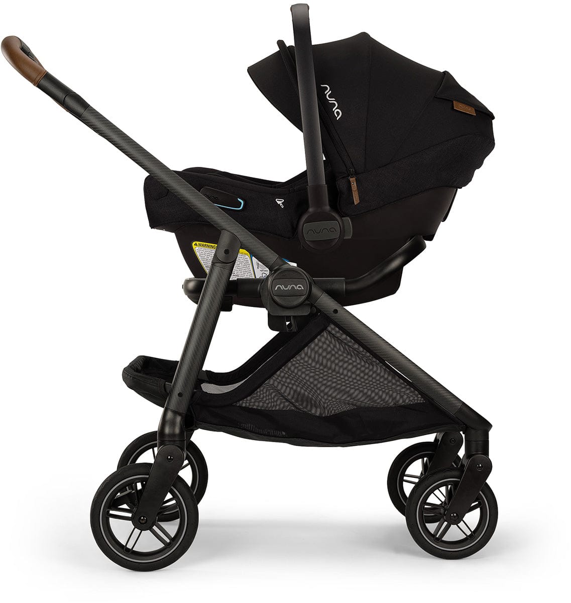 Nuna SWIV + PIPA aire RX Stroller & Car Seat Travel System Bundle - Biscotti