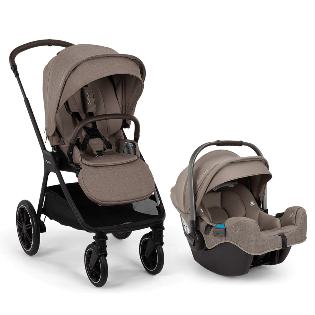 Nuna TRIV lx + PIPA RX Stroller & Car Seat Travel System Bundle - Cedar