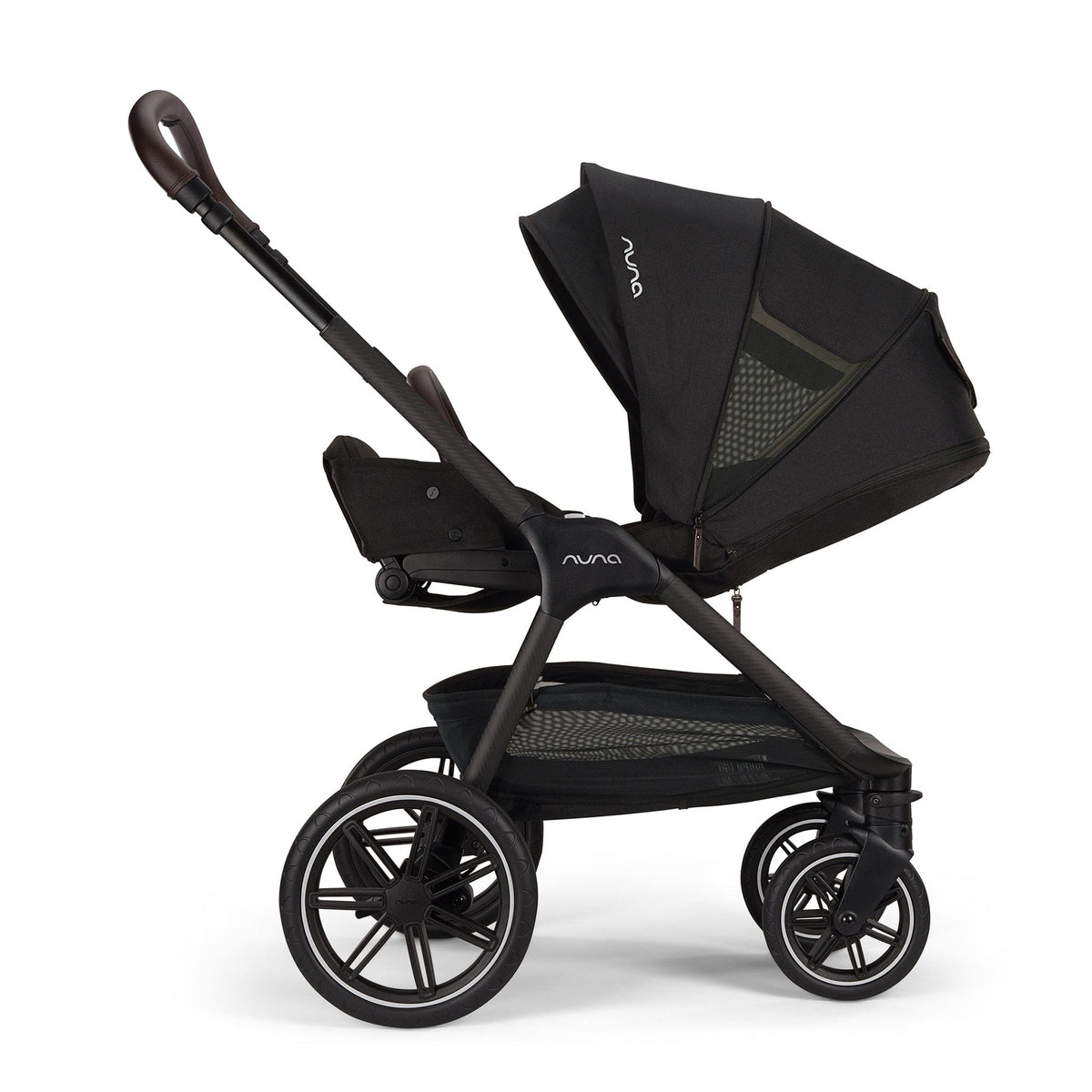 Nuna TRIV lx + PIPA urbn Baseless Infant Car Seat Stroller & Car Seat Travel System - Caviar