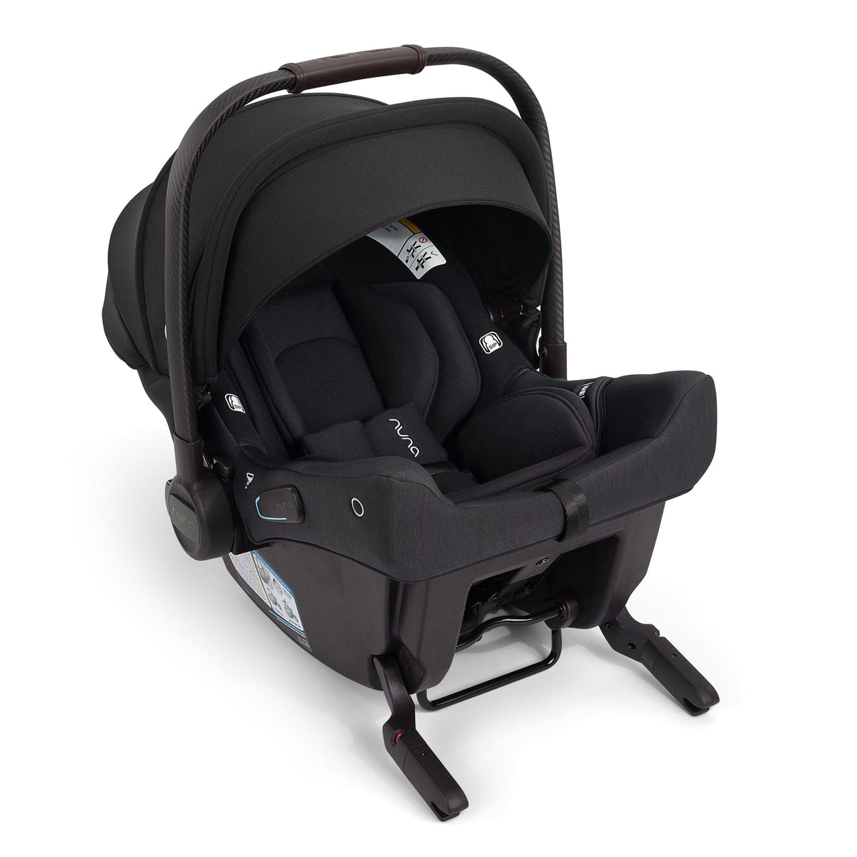 Nuna TRIV lx + PIPA urbn Baseless Infant Car Seat Stroller & Car Seat Travel System - Caviar
