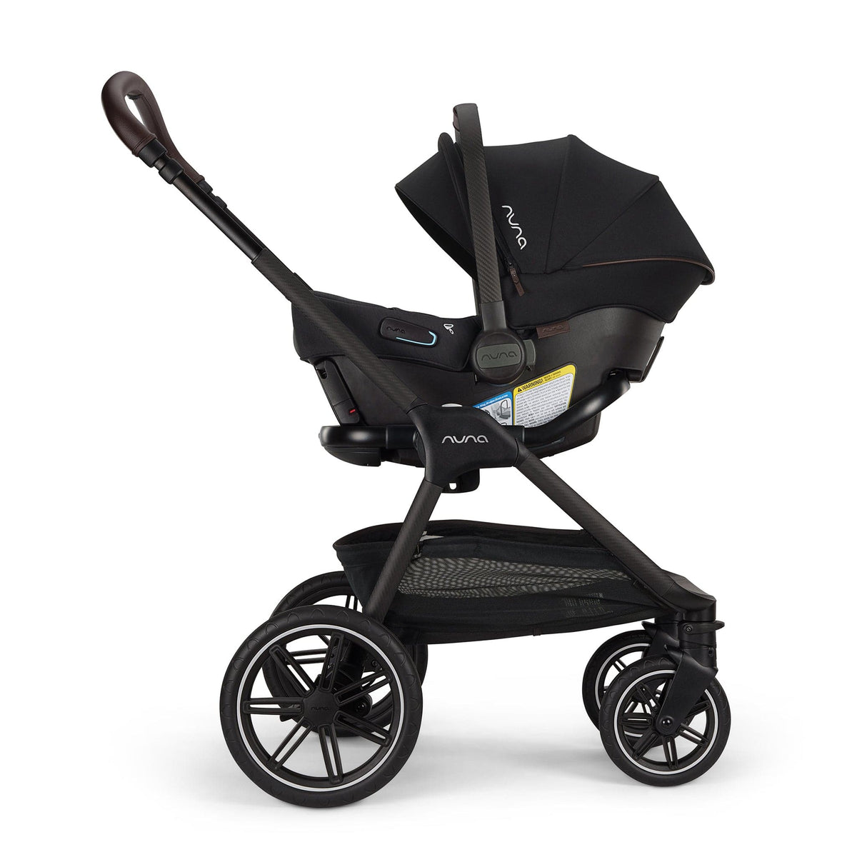 Nuna TRIV lx + PIPA urbn Baseless Infant Car Seat Stroller & Car Seat Travel System - Caviar