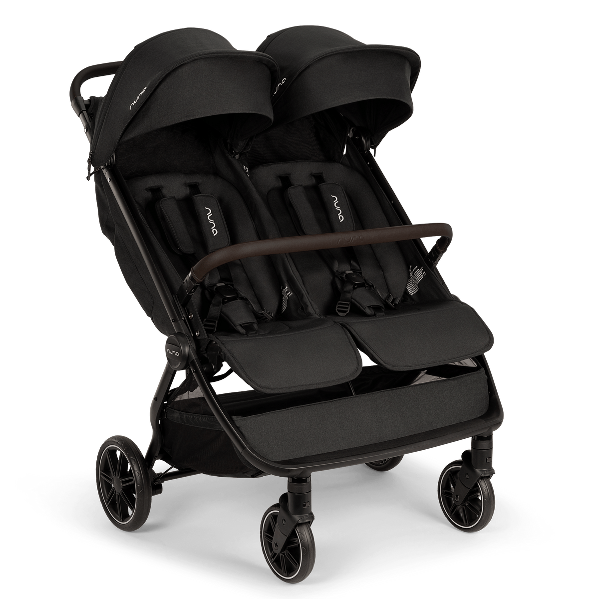Nuna TRVL dubl Lightweight Side by Side Double Stroller - Caviar