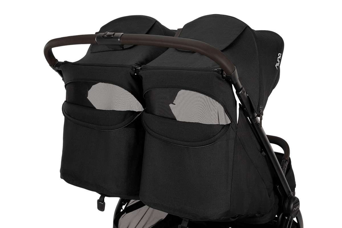 Nuna TRVL dubl Lightweight Side by Side Double Stroller - Caviar