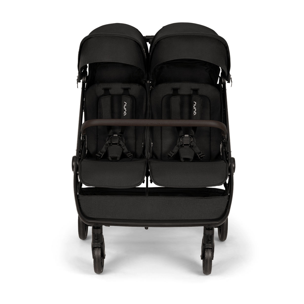 Nuna TRVL dubl Lightweight Side by Side Double Stroller - Caviar