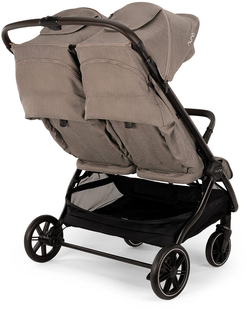 Nuna TRVL dubl + PIPA aire Stroller & Car Seat Travel System Bundle - Cedar