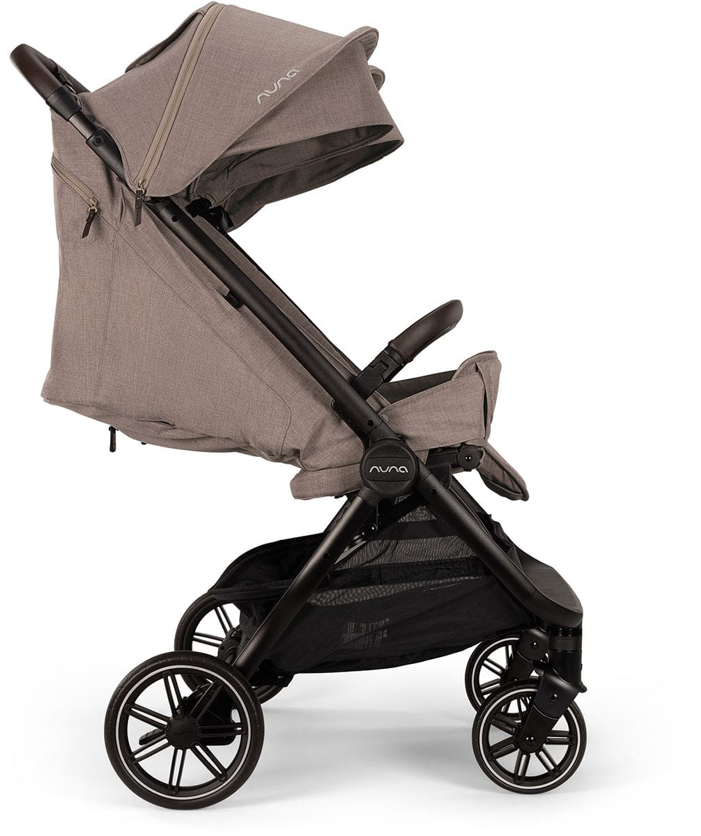 Nuna TRVL dubl + PIPA aire Stroller & Car Seat Travel System Bundle - Cedar