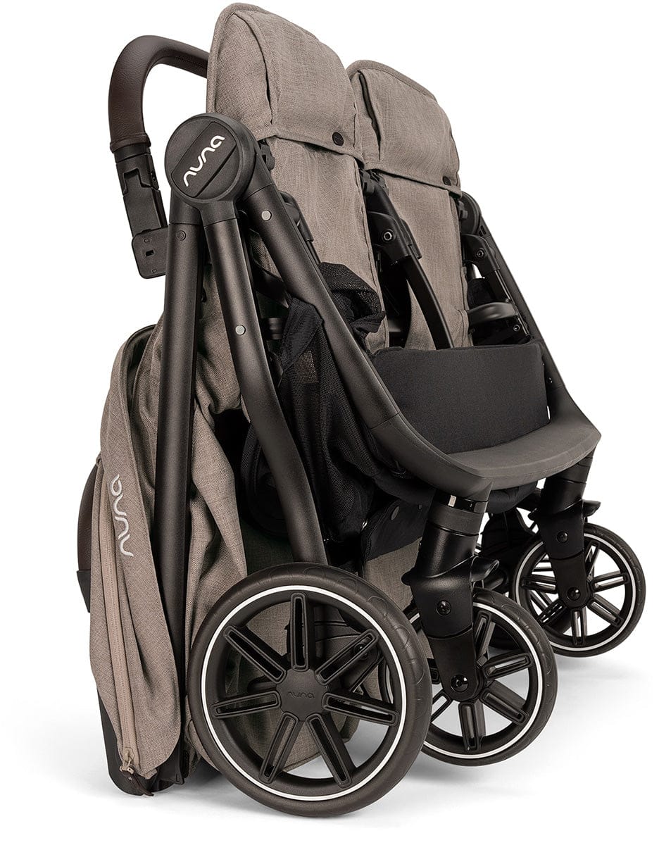 Nuna TRVL dubl + PIPA aire Stroller & Car Seat Travel System Bundle - Cedar