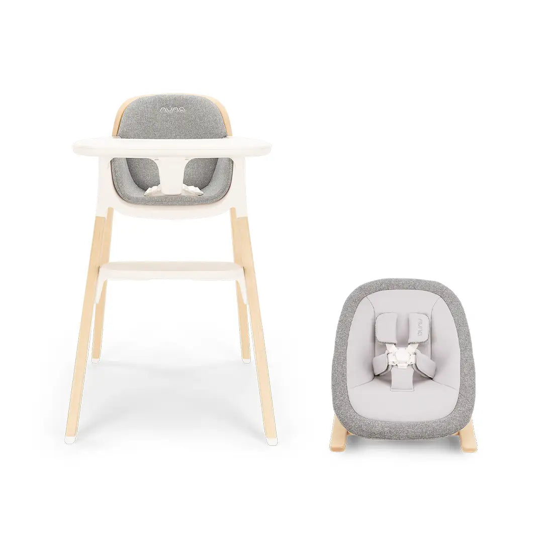 Nuna BRYN High Chair and Newborn Rocker Bundle - Heritage