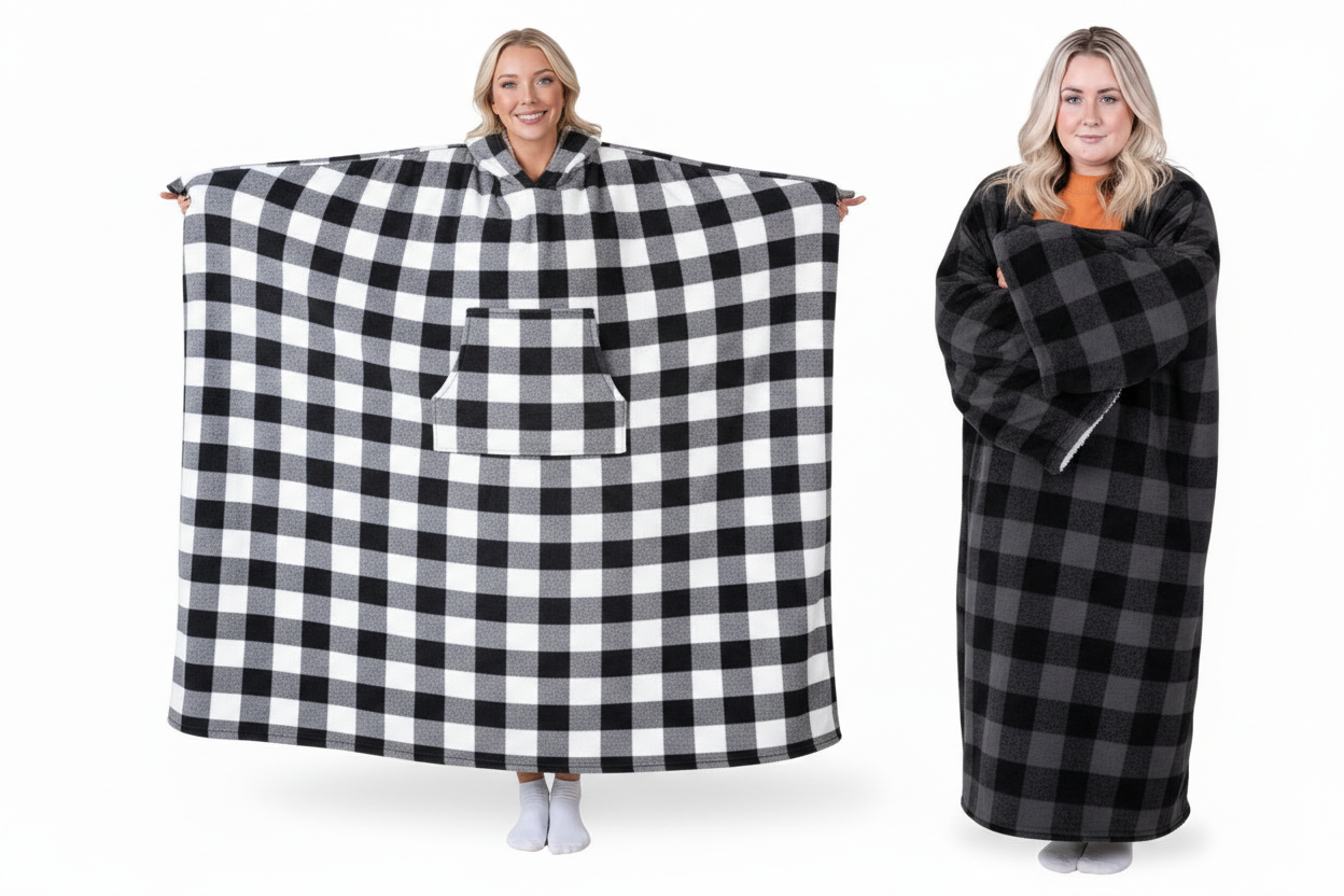 Wearable Blanket Hoodie for Women & Men