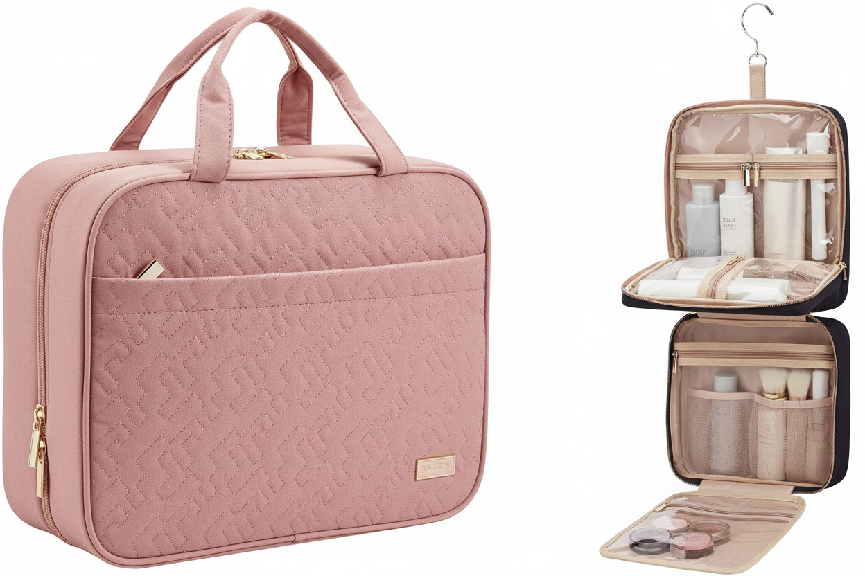 Women's Large Hanging Travel Toiletry Bag Organizer