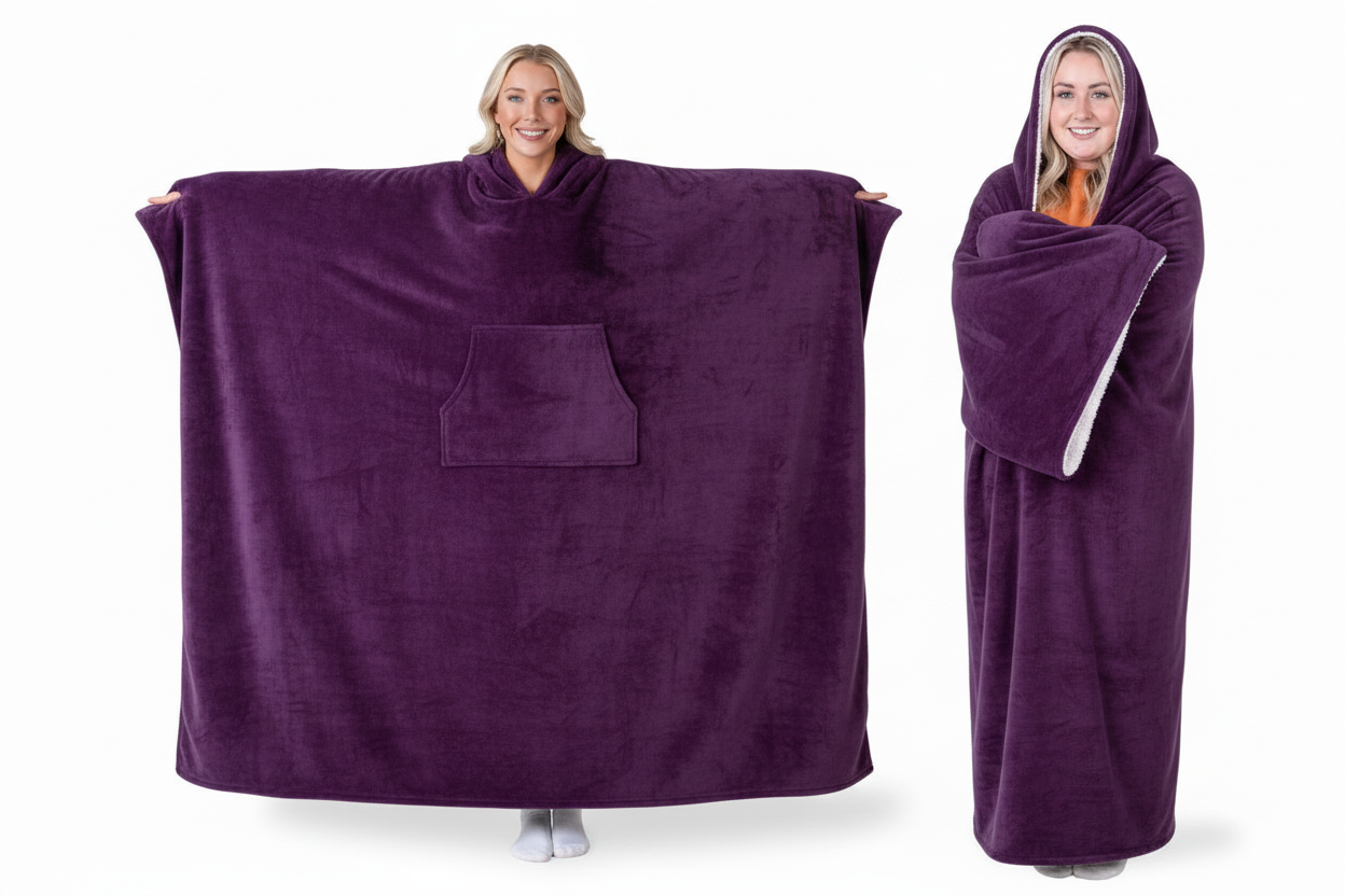 Wearable Blanket Hoodie for Women & Men