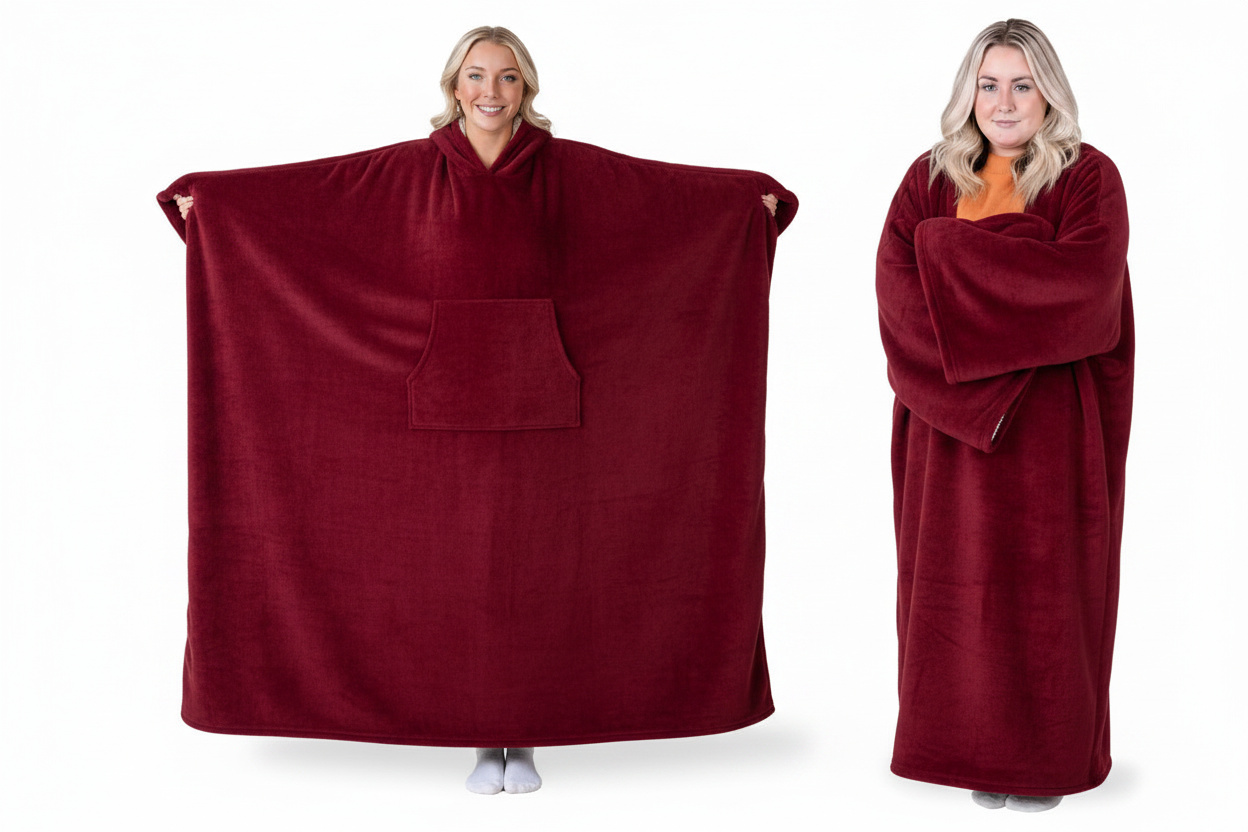 Wearable Blanket Hoodie for Women & Men