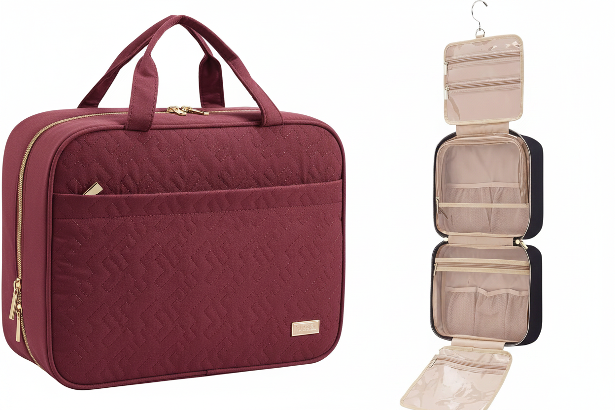Women's Large Hanging Travel Toiletry Bag Organizer