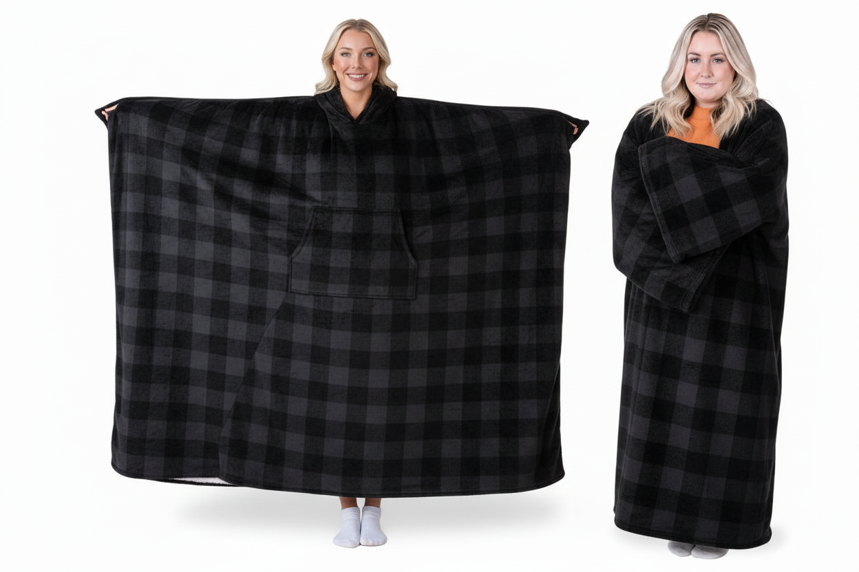 Wearable Blanket Hoodie for Women & Men