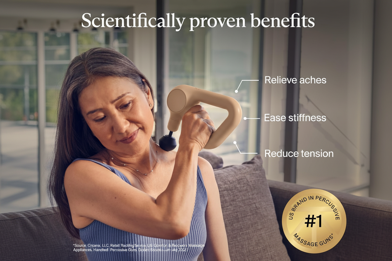 Handheld Percussion Massage Gun for Full Body Relief